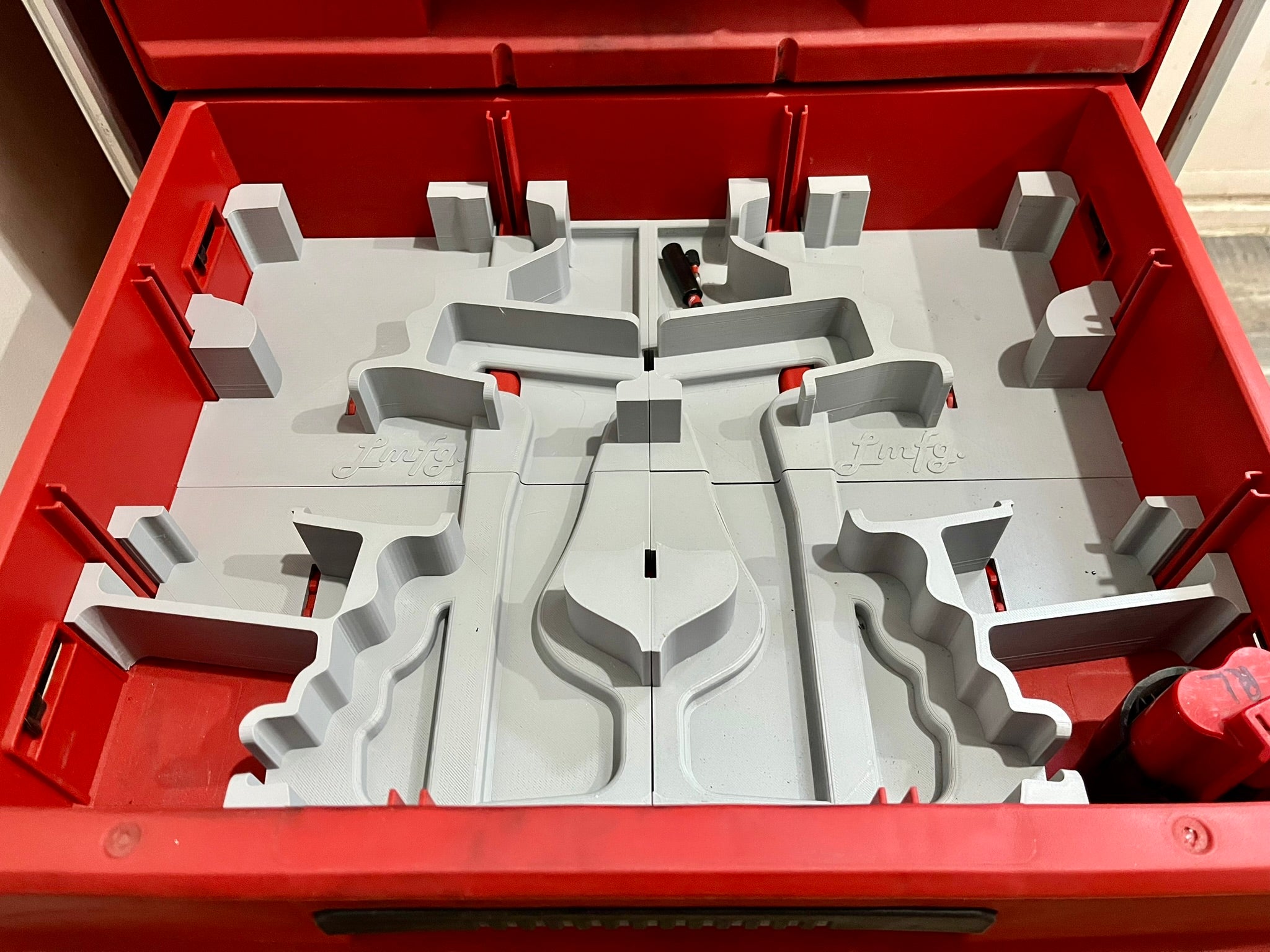 M12 Milwaukee - Drill & Impact (Gen 3) Packout Organizer - 3 Drawer Only